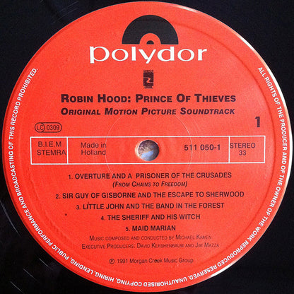 Michael Kamen : Robin Hood: Prince Of Thieves (Original Motion Picture Soundtrack) (LP, Album)
