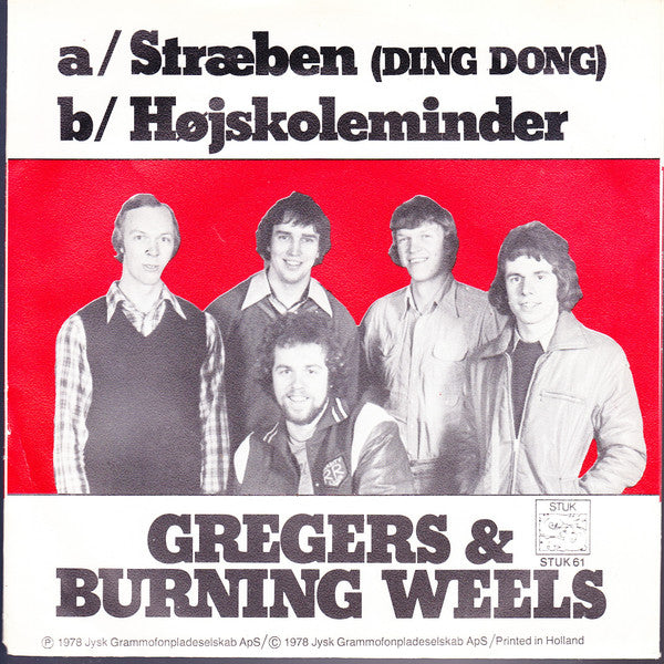 Gregers & Burning Weels : Stræben (Ding Dong) (7", Single)