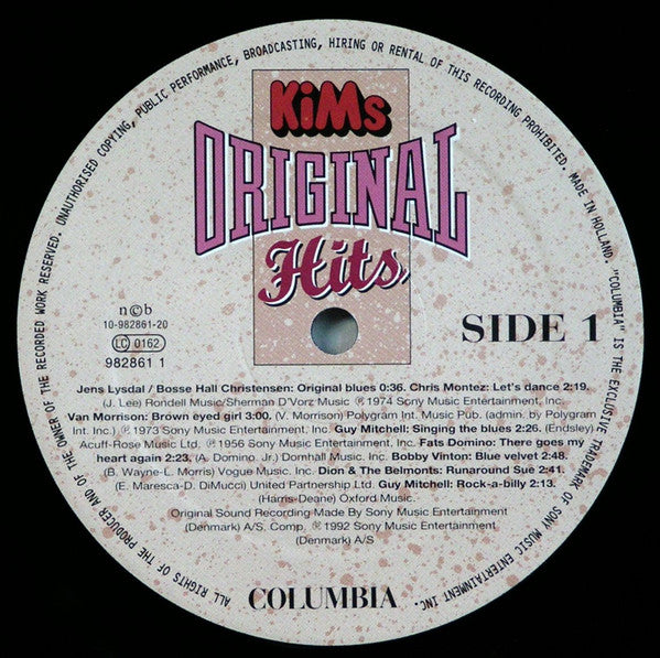 Various : Kims Original Hits (LP, Comp, Promo)