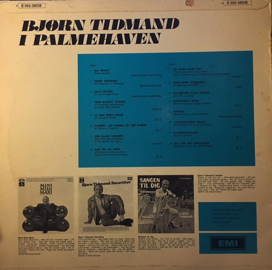 Bjørn Tidmand, Palmehaveorkestret Dir.: Svend Lundvig : I Palmehaven (LP, Album)