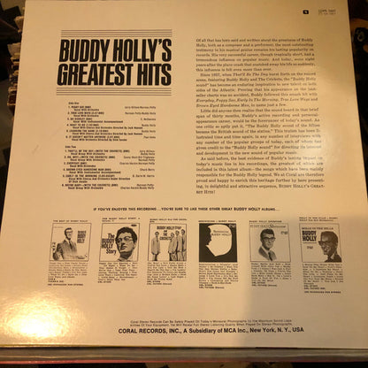 Buddy Holly : Buddy Holly's Greatest Hits (LP, Comp)