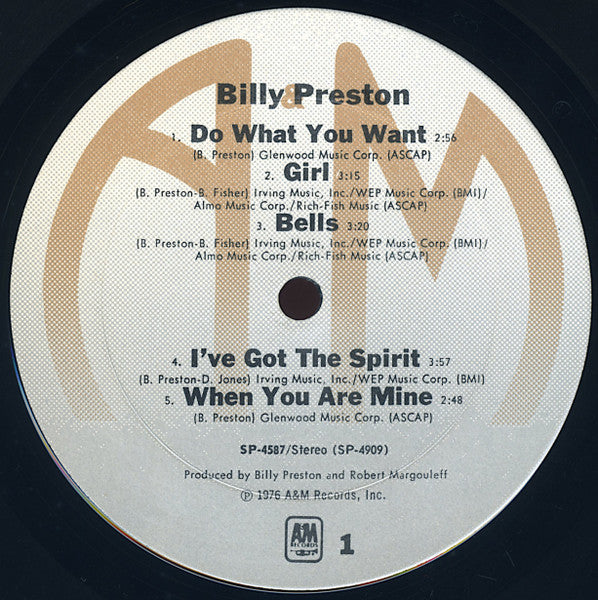 Billy Preston : Billy Preston (LP, Album)