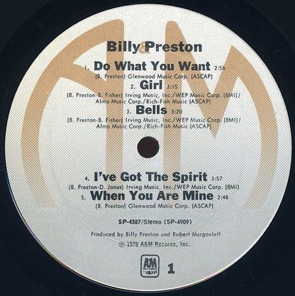 Billy Preston : Billy Preston (LP, Album)