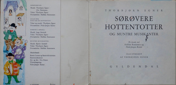 Thorbjørn Egner, Sørøverorkesteret : Sørøvere - Hottentotter Og Muntre Musikanter (7", EP)