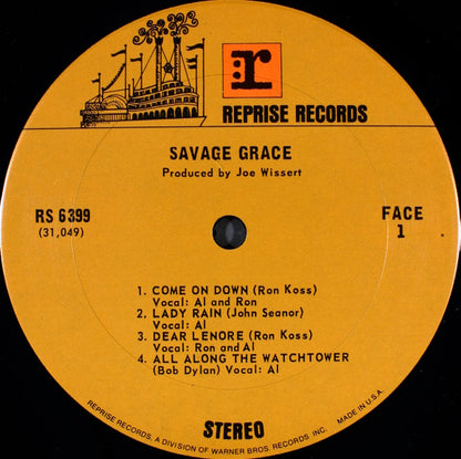 Savage Grace (2) : Savage Grace (LP, Album, Ter)