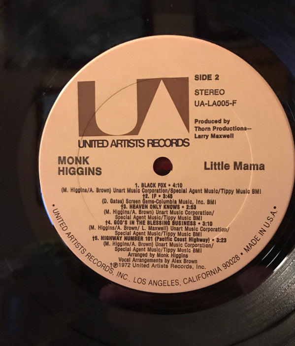 Monk Higgins : Little Mama (LP, Album)