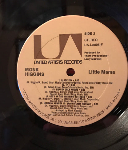 Monk Higgins : Little Mama (LP, Album)