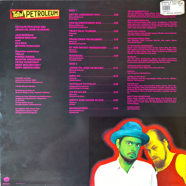 Monrad & Rislund With Their Totalpetroleum : Jesus Og Jens Vejmand (LP, Album, RE)