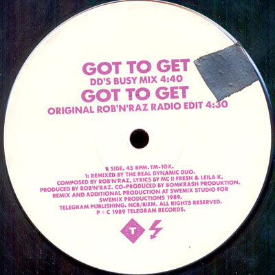 Rob 'N' Raz + Leila K : Got To Get Remixes (12")