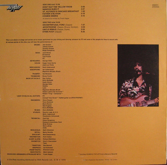 Frank Zappa : Apostrophe (') (LP, Album)