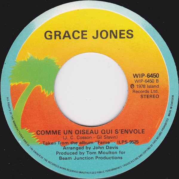 Grace Jones : Do Or Die (7", Single)