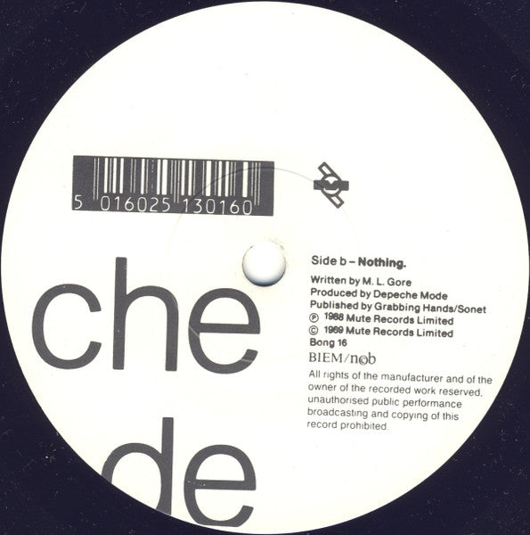 Depeche Mode : Everything Counts / Nothing (7", Single)