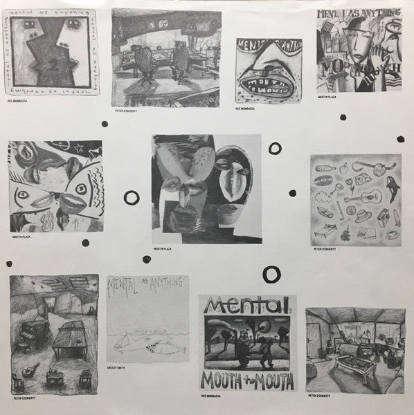 Mental As Anything : Mouth To Mouth (LP, Album)