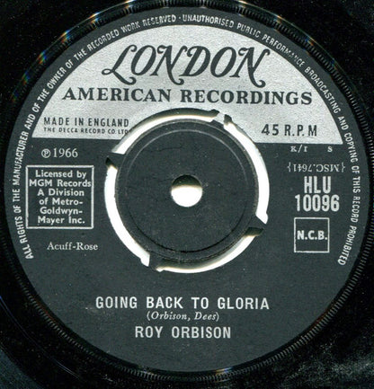 Roy Orbison : There Won't Be Many Coming Home (7", Single)