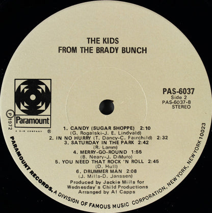 The Brady Bunch : The Kids From The Brady Bunch (LP, Album, Scr)