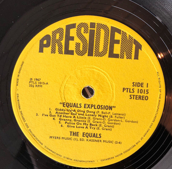 The Equals : Explosion (LP, Album)
