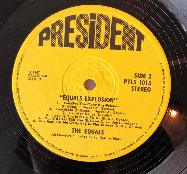 The Equals : Explosion (LP, Album)