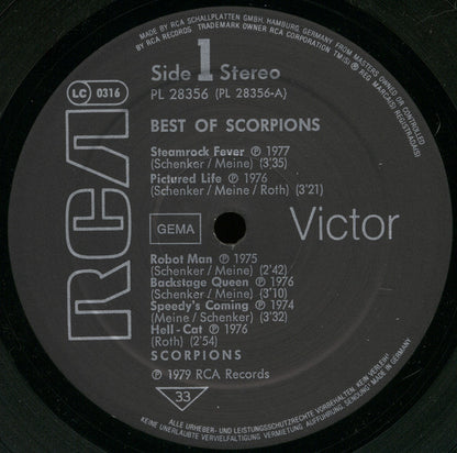 Scorpions : Best Of Scorpions (LP, Comp, RE)