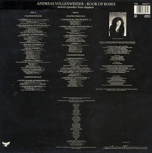 Andreas Vollenweider : Book Of Roses (Sixteen Episodes / Four Chapters) (LP, Album)