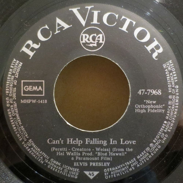 Elvis Presley : Rock-A-Hula Baby (7", Single, RE)