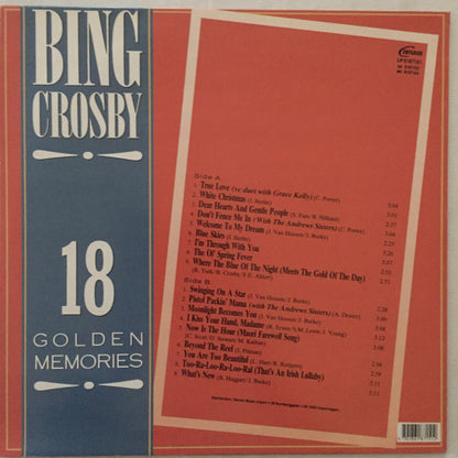 Bing Crosby : 18 Golden Memories (LP, Comp)