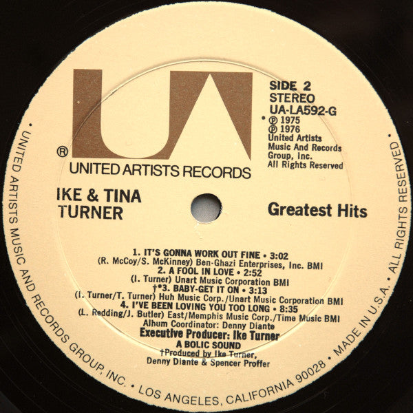 Ike & Tina Turner : Greatest Hits (LP, Comp, Res)