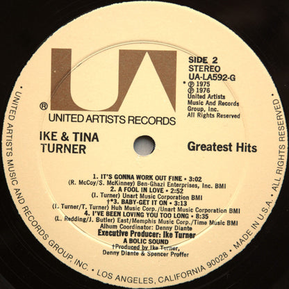 Ike & Tina Turner : Greatest Hits (LP, Comp, Res)
