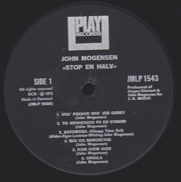 John Mogensen : Stop En Halv (LP, Album)