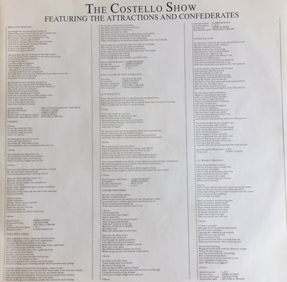 The Costello Show Featuring The Attractions And Confederates* : King Of America (LP, Album)