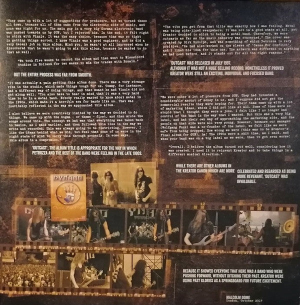 Kreator : Outcast (2xLP, Album, RE, RM, Red)