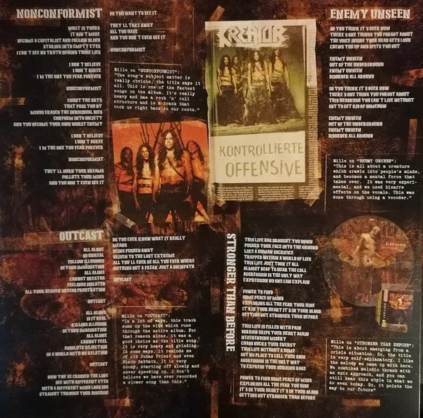 Kreator : Outcast (2xLP, Album, RE, RM, Red)
