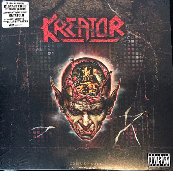 Kreator : Coma Of Souls (LP, Album, RE, RM, Red + 2xLP, Red)