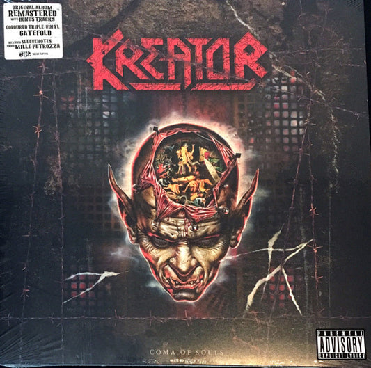 Kreator : Coma Of Souls (LP, Album, RE, RM, Red + 2xLP, Red)