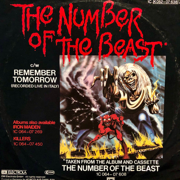 Iron Maiden : The Number Of The Beast (12", Maxi)