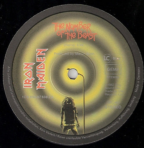 Iron Maiden : The Number Of The Beast (12", Maxi)