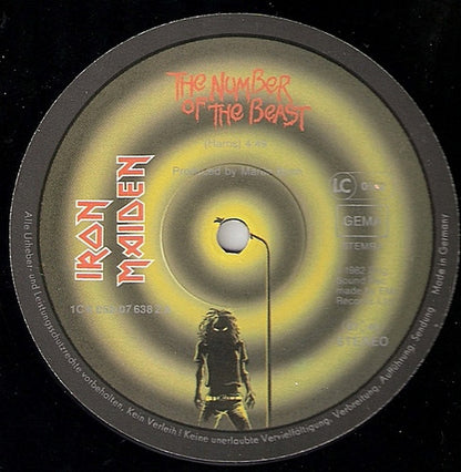 Iron Maiden : The Number Of The Beast (12", Maxi)