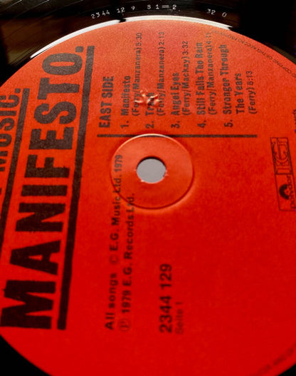 Roxy Music : Manifesto (LP, Album)
