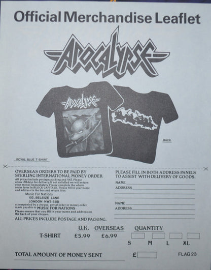Apocalypse (6) : Apocalypse (LP, Album)