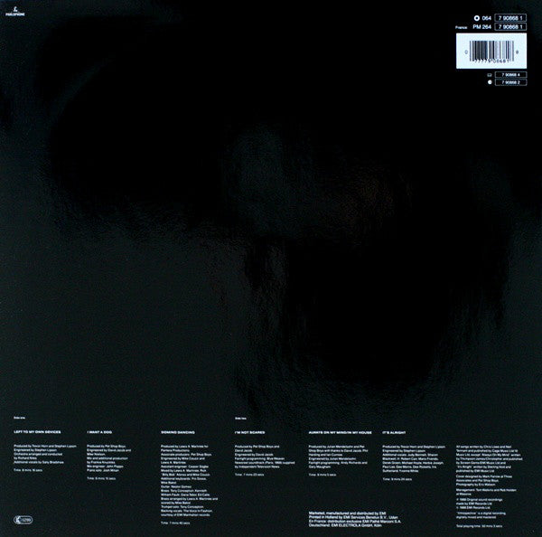 Pet Shop Boys : Introspective (LP, Album, DMM)