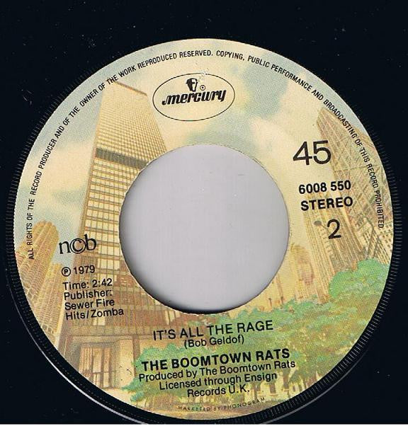 The Boomtown Rats : I Don't Like Mondays (7", Single)