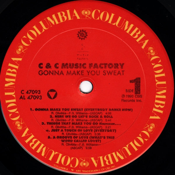 C & C Music Factory* : Gonna Make You Sweat (LP, Album)