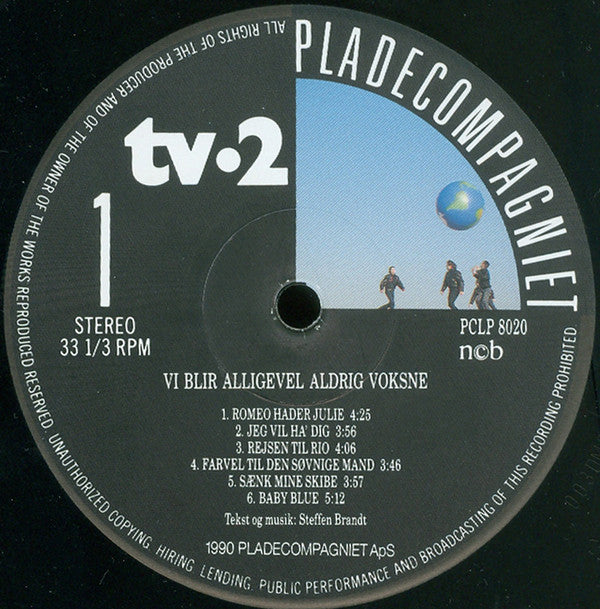 tv•2* : Vi Blir Alligevel Aldrig Voksne (LP, Album)