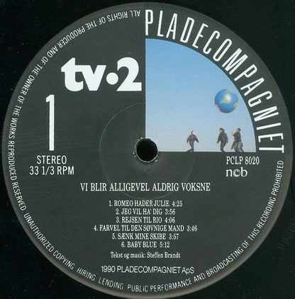 tv•2* : Vi Blir Alligevel Aldrig Voksne (LP, Album)