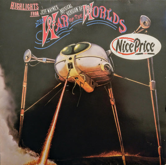 Jeff Wayne : Highlights From Jeff Wayne's Musical Version Of The War Of The Worlds (LP, Album, RE, Red)