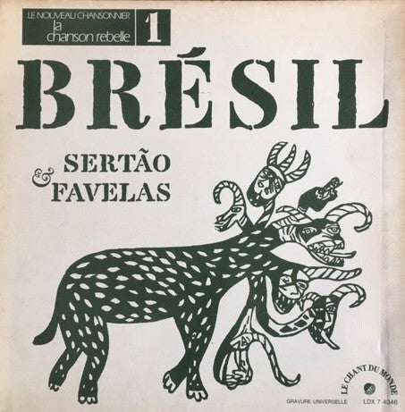 Zélia Barbosa : Brésil (Sertão & Favelas) (LP, Album, Ⓤ)