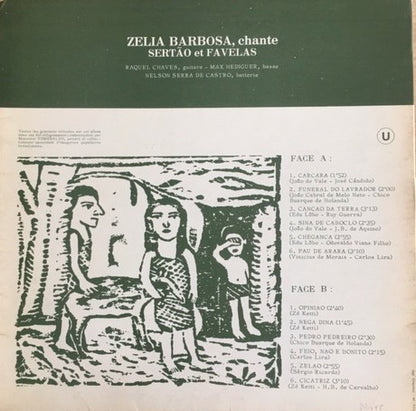 Zélia Barbosa : Brésil (Sertão & Favelas) (LP, Album, Ⓤ)