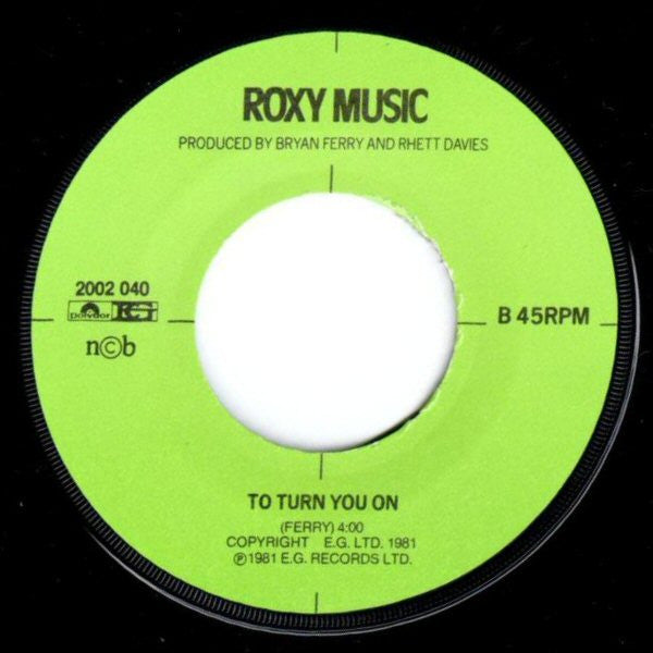 Roxy Music : Jealous Guy (7", Single)
