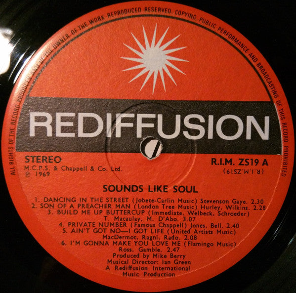Unknown Artist : Sounds Like Soul (LP, Ste)