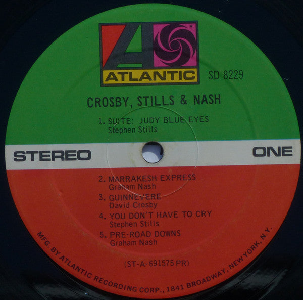 Crosby, Stills & Nash : Crosby, Stills & Nash (LP, Album, PR-)