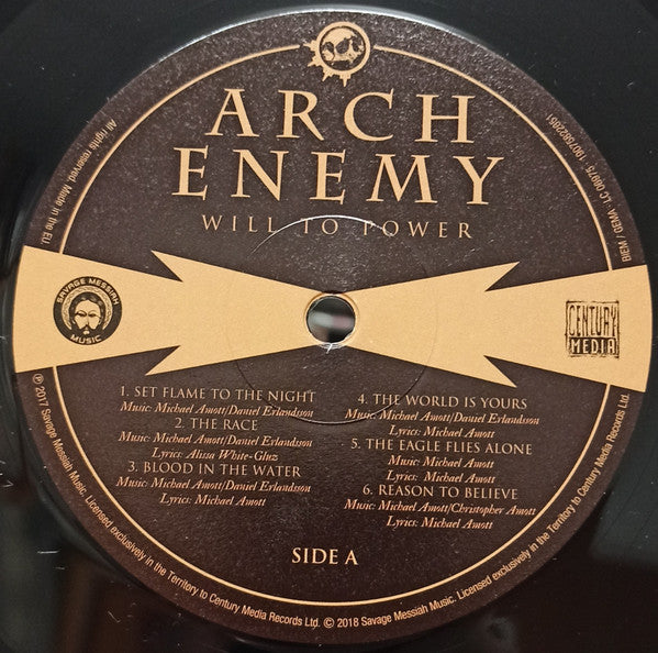 Arch Enemy : Will To Power (LP, Album, 180 + CD, Album + RE)